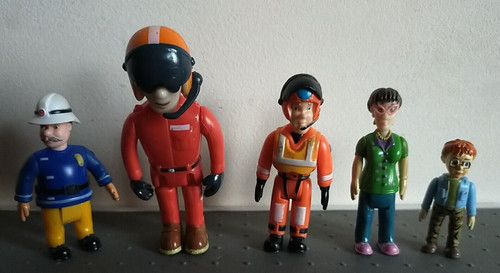 Fireman sam action figures - fireman,
