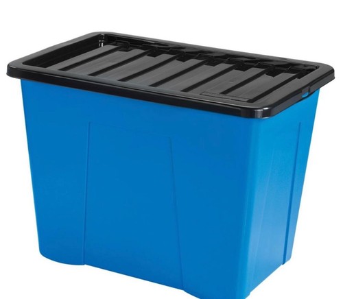 Plastic storage box - box, blue