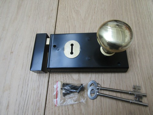 Rim lock door knob - handle, sets