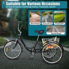 24 Inch Adult Tricycle Bike 8