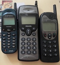 Motorola Timeport, Bosch World 718 Multiband GSM - Philips Fizz - Lot x3