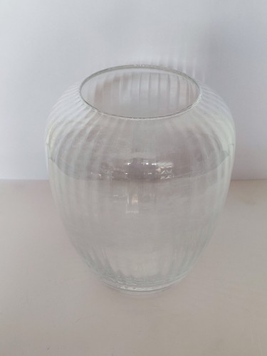 Large vintage ribbed - large, clear