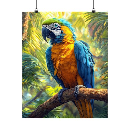 Blue throated macaw bird - blue,