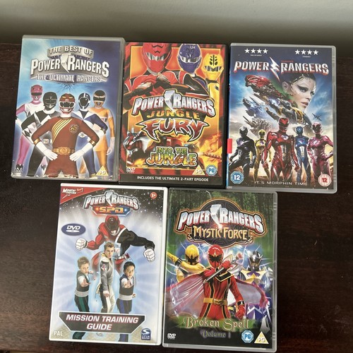 Power rangers dvds - 5, bundle