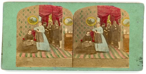 Stereoview stereoscope card - stereoview,