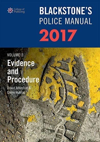 Blackstones police manual - blackstones,