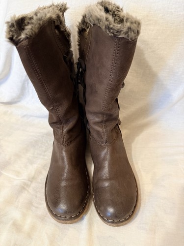 Next brown leather mid height - leather,