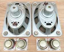 Vintage TELEFUNKEN Alnico Oval Speakers 19/5/85 - 0,85 and 4 x Alnico Tweeters