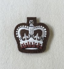 WO2 Crown, FAD Rank Badge, No 2 Service Dress Jacket, Warrant Officer 2 Army