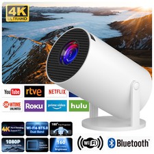 5G 4K Projector Smart HD LED WiFi Bluetooth HDMI USB Android Office Home Theater