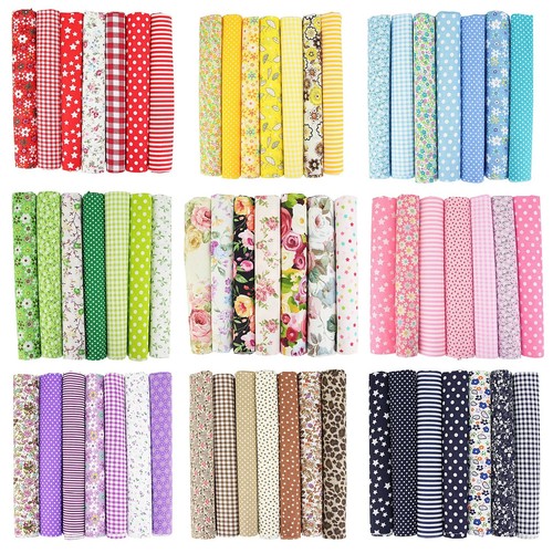 7pcs mixed cotton - mixed, fabric