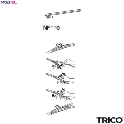Wiper blade nf450 for alfa - for,