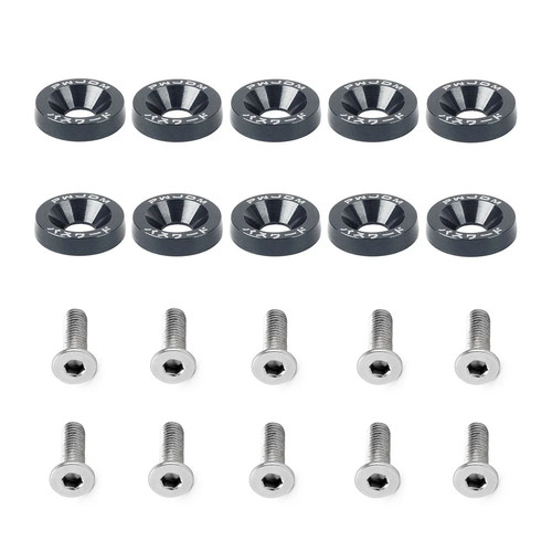 10pcs aluminium washers - aluminium,