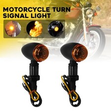 2Pcs 12V BLACK Motorcycle Turn