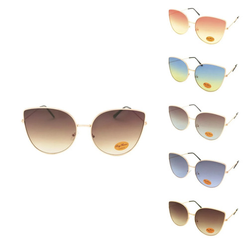 Oversized cat eye sunglasses - oversized,