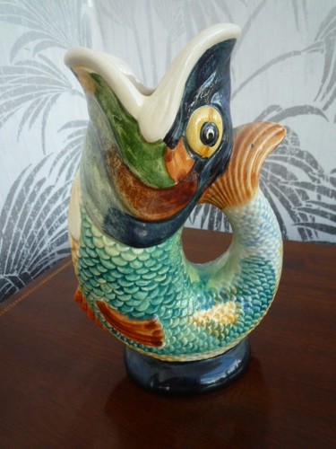 Dartmouth devon fish glug vase - glug,