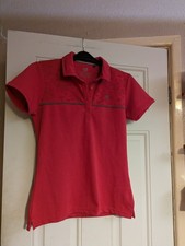 Pink Palm Grove Golf Top Polo