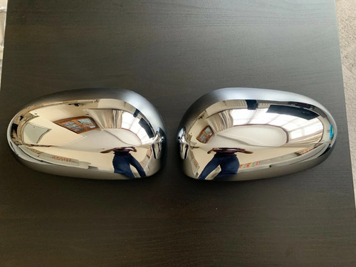 Chrome wing mirror - mirror, fits