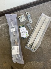 24" (600mm) FIELD GATE HINGE SET HEAVY DUTY GALVANISED STEEL FARM FIXINGS HINGES
