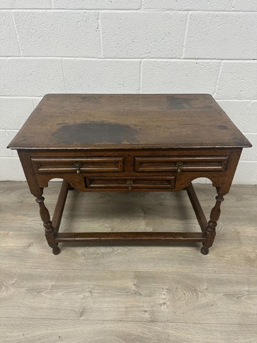 Georgian oak side table - georgian,