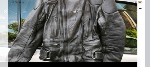 Leather motorcycle jacket size - motorcycle,