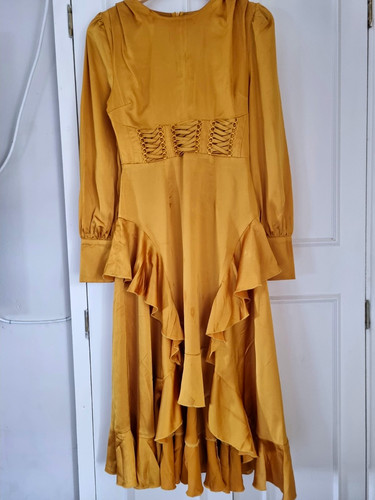 Nasty gal gold satin round - gal,