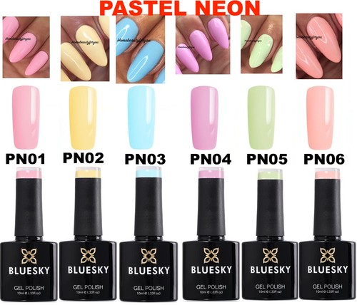 Bluesky gel nail polish - gel, pastel