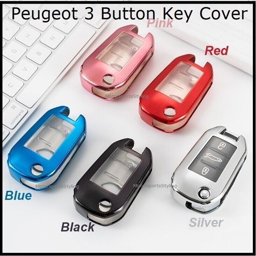 Key cover for peugeot - key, flip