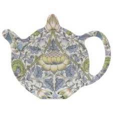 WILLIAM MORRIS LODDEN TEA BAG SPOON REST  HOLDER