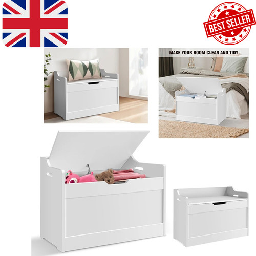 Wooden storage bench box - storage, with