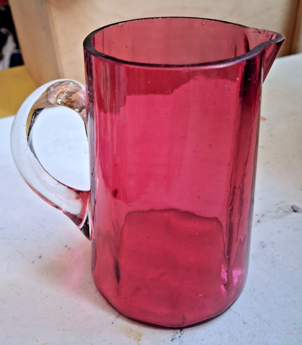 Vintage cranberry glassware - vintage,