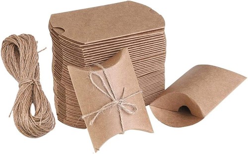 100pcs kraft gift - 100pcs, brown