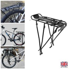 Alloy Rear Bicycle Pannier Rack Carrier Bag Luggage Cycle Mountain Bike Max 65kg