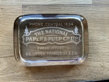 VINTAGE  GLASS ADVERTISING