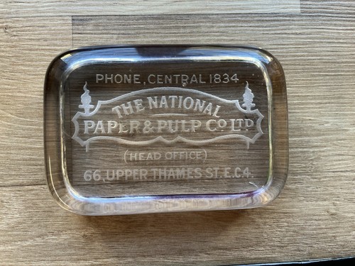 Vintage glass advertising - ,