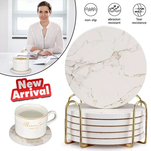 6pcs marble pattern drink - 6pcs,