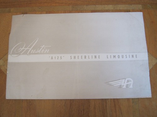 Austin a125 sheerline - austin,