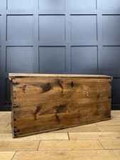 Swedish Pine Domed Top Chest / Old Pine / Blanket Box / Storage Trunk
