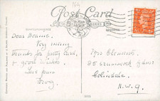 FAMILY HISTORY - POSTCARD - CLEMENTS - LONDON COLINDALE CRUMMOCK GARDENS