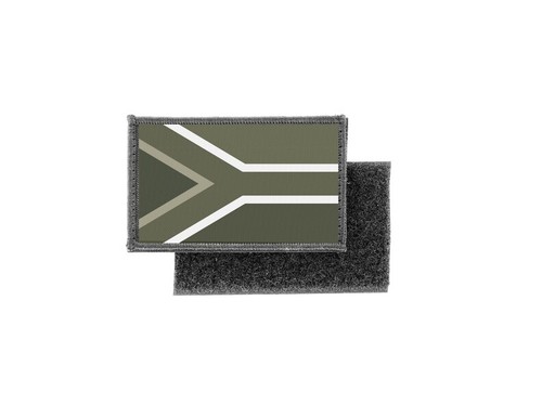 Printed camo camouflage badge - printed,