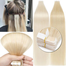 Adhesive Tape In 100% Real Human Remy Hair Extentions 40PCS 100G Thick Straight