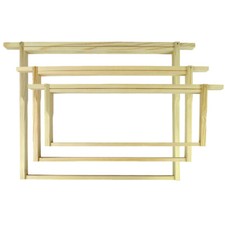 11 x Hoffman Self Spacing Frames for British National and WBC Hives with nails