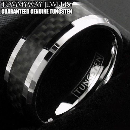 Tungsten carbide men ring - men's,