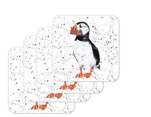 Coaster puffin bird coasters - puffin,