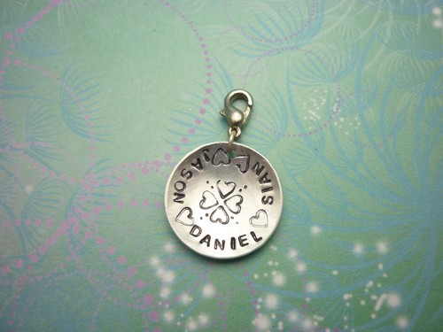 Charity disc hand stamped - disc,