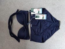 Joules jasmine navy bikini top