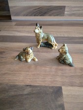 Set of 3 Wade porcelain Dogs &