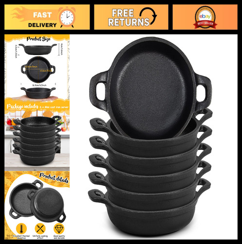 Mini cast iron skillets set - mini,