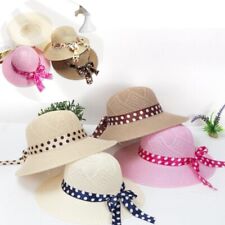 Sun Hats Women Hat Straw Hat Wide Brim Ladies Fashion Ribbon Caps Sun Protection