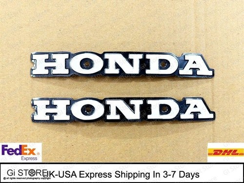 Fuel tank badge set - badge, honda